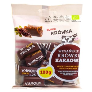 KRÓWKI KAKAOWE BEZMLECZNE BG BIO 100 g - ME GUSTO (SUPER KRÓWKA)