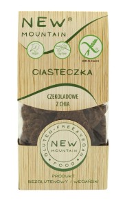 CIASTKA OWSIANO - CZEKOLADOWE Z CHIA BG 200 g - NEW MOUNTAIN