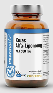 KWAS ALFA-LIPONOWY ALA (300 mg) BG 60 KAPSUŁEK - PHARMOVIT (CLEAN LABEL)