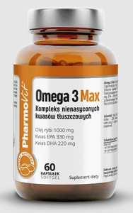 OMEGA 3 MAX BG 60 KAPSUŁEK - PHARMOVIT (CLEAN LABEL)