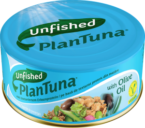 WEGAŃSKA ALTERNATYWA TUŃCZYKA W OLIWIE Z OLIWEK 150 g - UNFISHED