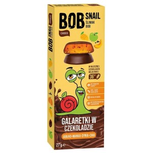 Bob Snail Galaretka jabłko-mango-dynia-chia w czekoladzie 27g Bob Snail