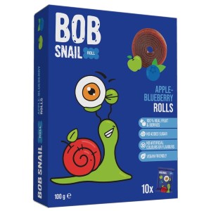 Przekąska "Jabłko - borówka"  bez dodatku cukru Bob Snail,  100g Bob Snail
