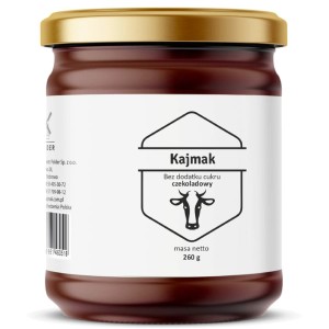 Kajmak bez dodatku cukru czekoladowy Polder, 260g POLDER