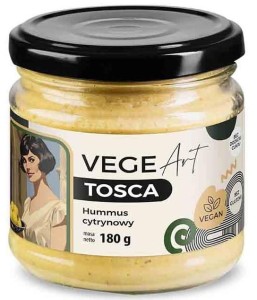 Hummus cytrynowy 180g VEGE ART