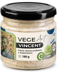 Pasta słonecznikowa z koperkiem 180g VEGE ART
