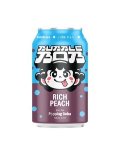Popping Bubble Tea Brzoskwinia 330 ml BUBBLE BOB