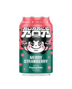 Popping Bubble Tea Truskawka 330ml BUBBLE BOB