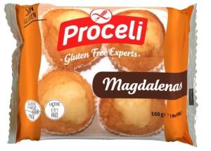Babeczki magdalenas BEZGL. 160 g PROCELI