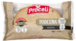 Chleb tradycyjny BEZGL. 160 g PROCELI