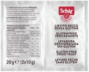 Lievito- drożdże suche BEZGL. 20 g SCHAR