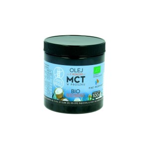 Olej MCT z kokosa BIO proszek 100 g - Pięć Przemian