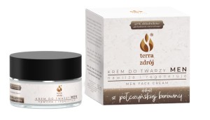 KREM DO TWARZY DLA MĘŻCZYZN NAWILŻAJĄCO - REGENERUJĄCY 50 ml - TERRA ZDRÓJ (SERIA BOROWINOWA)