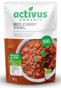 Danie czerwone curry z grzybami shitake i soczewicą bez glutenu BIO 283 g
