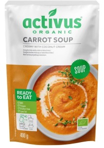 Zupa krem z marchwi z mlekiem kokosowym BIO 400 g