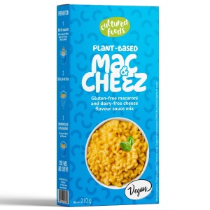 Roślinny zamiennik "Mac & Cheez" dla wegan z bezglutenowym makaronem Cultured Foods 210g