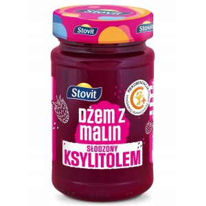 Dżem malinowy słodzony ksylitolem Stovit 250g