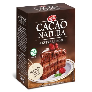 Kakao naturalne ekstra ciemne bez glutenu Celiko 80g