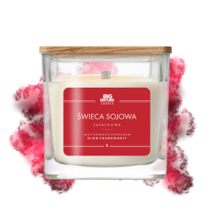 Świeca sojowa inspirowana zapachem DIOR FAHRENHEIT 450g