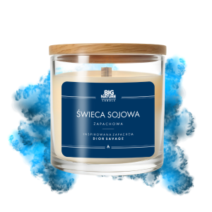 Świeca sojowa inspirowana zapachem DIOR SAUVAGE 150g