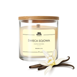 Świeca sojowa o zapachu WANILIA 150g