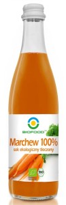 SOK Z MARCHWI NFC BEZGLUTENOWY BIO 500 ml - BIOFOOD