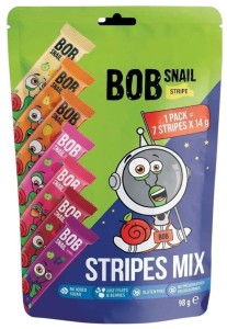 Przekąski stripe mix 98 g (7x14g) BOB SNAIL