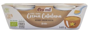 Deser roślinny crema catalana BEZGL. BIO 2 x 125 g ECOMIL