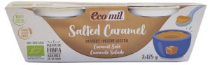 Deser roślinny słony karmel BEZGL. BIO 2 x 125 g ECOMIL