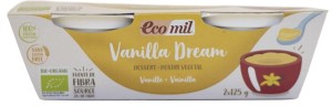 Deser roślinny waniliowy BEZGL. BIO 2 x 125 g ECOMIL