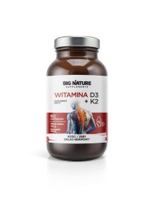 Kapsułki D3 + K2 60 szt 30g BIG NATURE