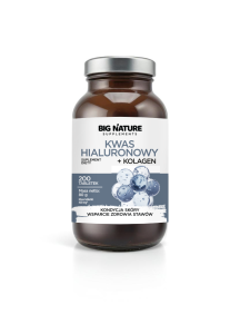 Tabletki Kwas hialuronowy+Kolagen 200 szt 80g BIG NATURE