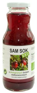 SAM SOK Z ŻURAWINY WIELKOOWOCOWEJ BIO 250 ml - VIANDS