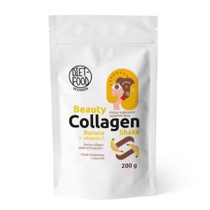 SHAKE KOLAGENOWY Z WITAMINĄ C I BANANEM W PROSZKU 200 g - DIET FOOD (WOMEN)