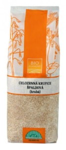 Kaszka manna orkiszowa pełnoziarnista  BIO 400g -BIOHARMONIE