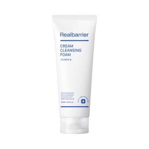 PIANKA KOREAŃSKA DO TWARZY CREAM NAWILŻAJĄCA OCZYSZCZAJĄCA Z CERAMIDAMI 220 ml - REAL BARRIER