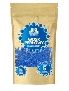 Wosk Perłowy Niebieski 500g