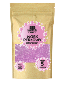 Wosk Perłowy Różowy 500g