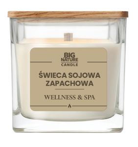 Świeca sojowa zapach WELLNESS & SPA 220g