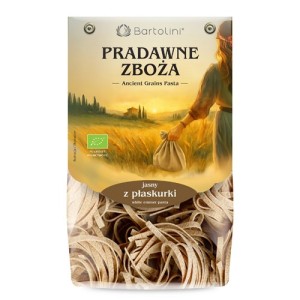 Makaron z płaskurki gniazda jasny  (tagliatelle) BIO 250g BARTOLINI