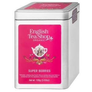 Herbata owocowa Superberries sypana w puszce 100g BIO ENGLISH TEA SHOP