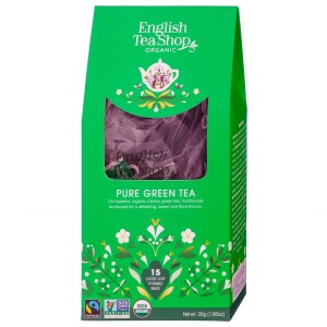 Herbata zielona cejlońska 15 piramindek 30 g BIO ENGLISH TEA SHOP