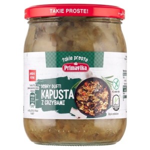 Kapusta z grzybami bezglutenowa 420g PRIMAVIKA