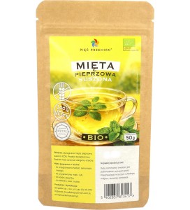 Mięta pieprzowa suszona BIO 50 g - Pięć Przemian