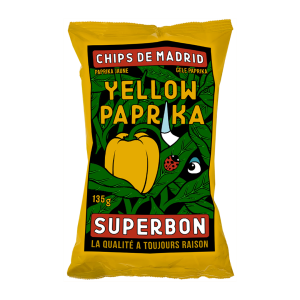 Chipsy SUPERBON z żółtą papryką bezglutenowe 135g