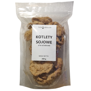Kotlety sojowe a'la schabowe 250 g NUTA ZDROWIA