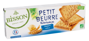 HERBATNIKI MAŚLANE PETIT BEURRE BIO 150 g - BISSON