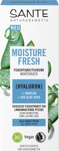 KREM DO TWARZY NAWILŻAJĄCY Z KWASEM HIALURONOWYM, SKWALANEM I ALOESEM ECO 50 ml - SANTE