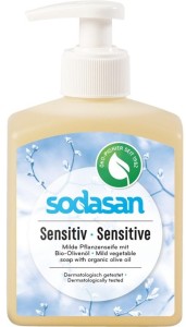 Mydło w płynie oliwkowe sensitive (dozownik) BIO 300 ml SODASAN