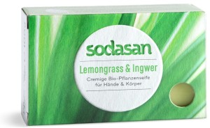 Mydło w kostce trawa cytrynowa & imbir BIO 100 g SODASAN